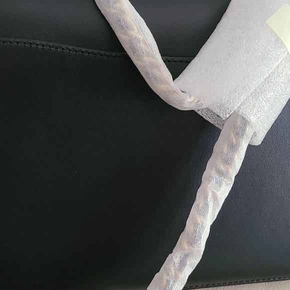 NWT Coach Madison shoulder bag | convertible strap |black leather and … - Picture 10 of 13